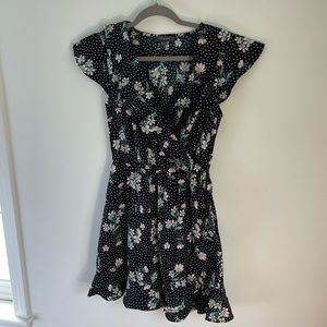 Black Floral Dress